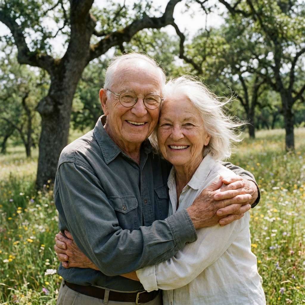 Elderly couple