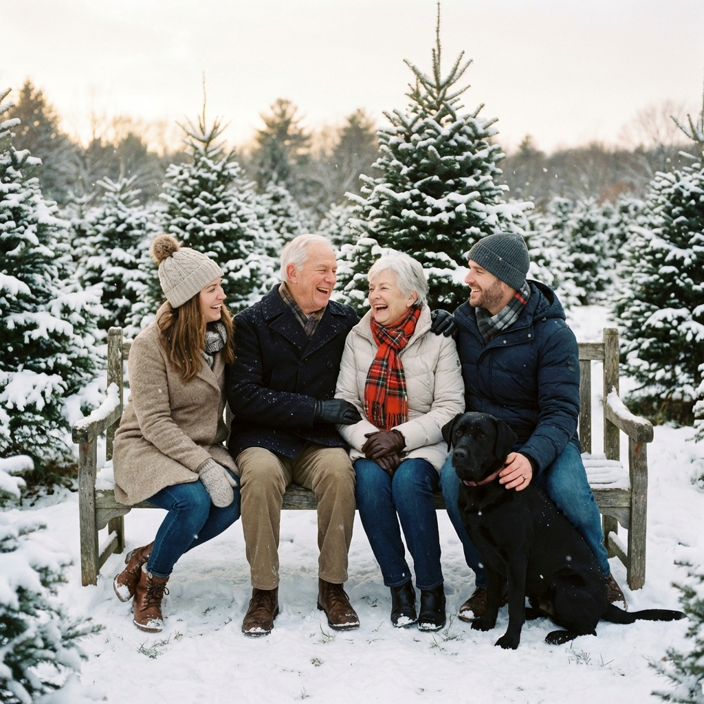 Family composite portrait